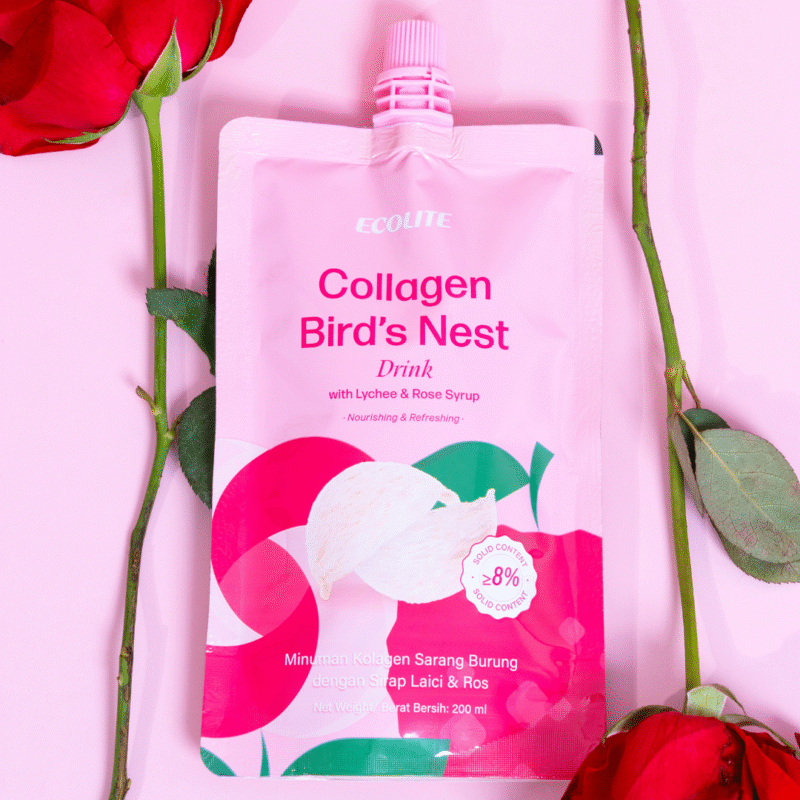 Collagen Bird's Nest Drink With Lychee & Rose Syrup - Image 4