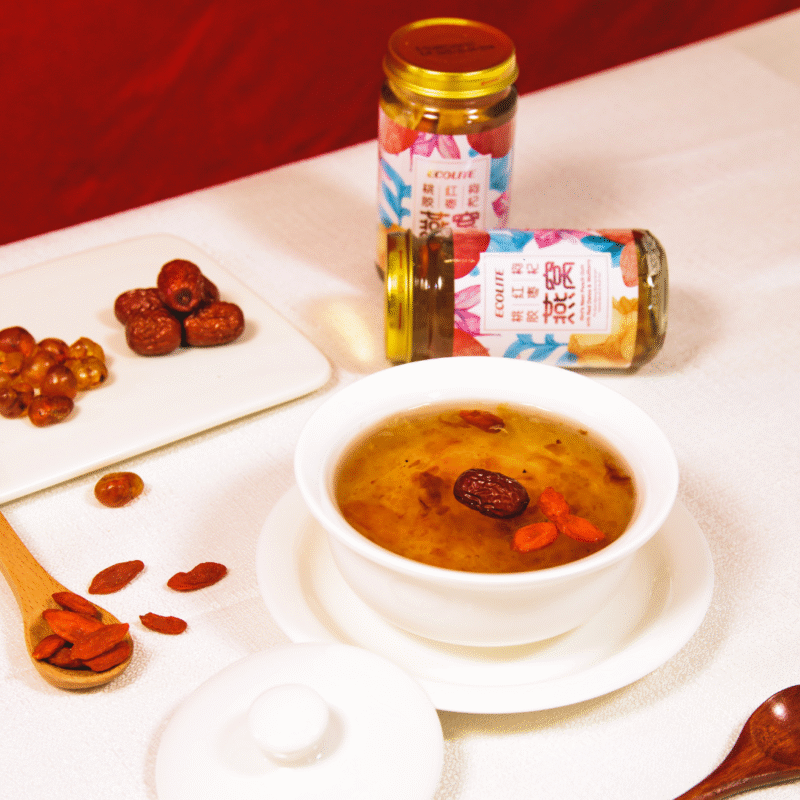 Bird’s Nest Peach Gum with Red Dates & Wolfberry - 图片 4