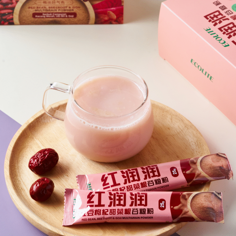 Ecolite Red Bean, Beetroot & Goji Multigrain Powder - Image 4