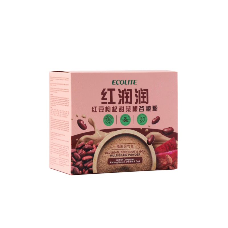 Ecolite Red Bean, Beetroot & Goji Multigrain Powder - Image 5