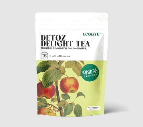 ECOLITE HERBAL TEA WITH APPLE & LOTUS LEAF