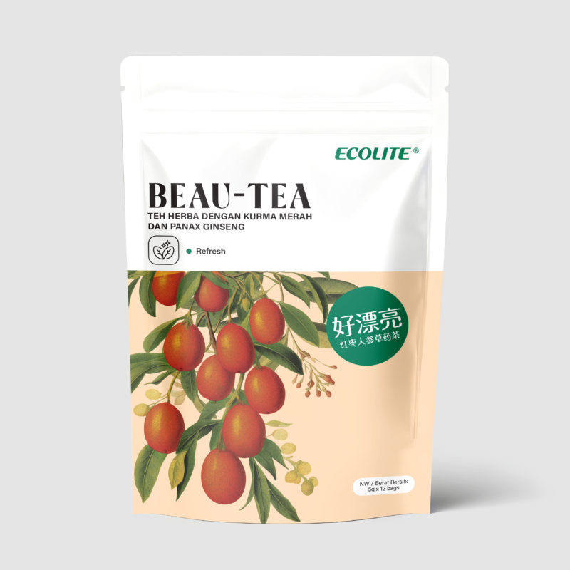 ECOLITE HERBAL TEA WITH RED DATE & GINSENG