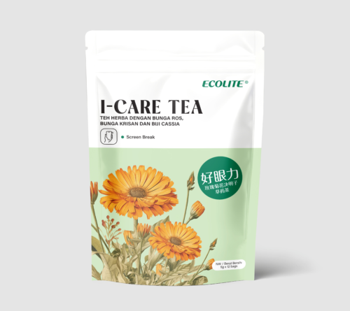 ECOLITE HERBAL TEA WITH ROSE, CHRYSANTHEMUM & CASSIA SEED