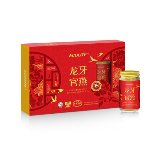 ECOLITE VEGAN CONCENTRATED BIRD' NEST WITH ROCK SUGAR