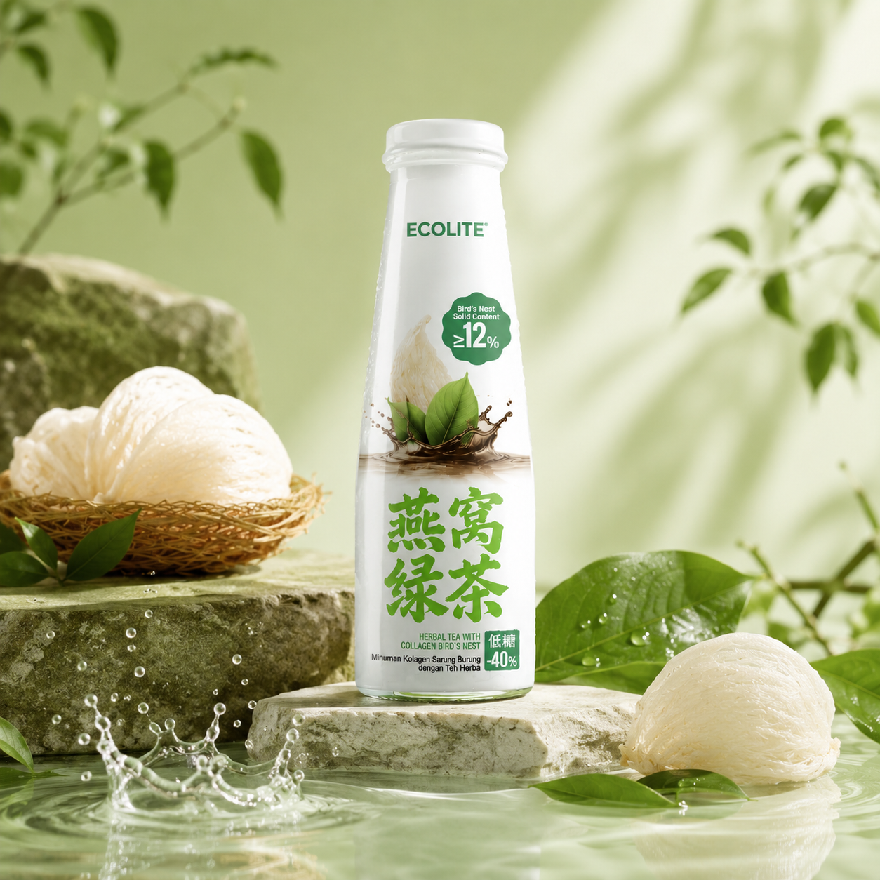 [ECOLITE] Herbal Tea with Collagen Bird's Nest Drink